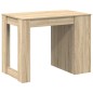 vidaXL Schreibtisch mit Schubladen Ablage Sonoma-Eiche 102x62x77,5 cm vidaXL Schreibtisch mit Schubladen Ablage Sonoma-Eiche 102x62x77,5 cm