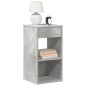 vidaXL Nachttisch mit Schublade Betongrau 35x34x66,5 cm vidaXL Nachttisch mit Schublade Betongrau 35x34x66,5 cm