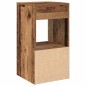 vidaXL Nachttisch mit Schublade Altholz-Optik 35x34x66,5 cm vidaXL Nachttisch mit Schublade Altholz-Optik 35x34x66,5 cm