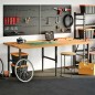 vidaXL Schreibtischplatte Hellbraun 240x120x4 cm Massivholz Eiche vidaXL Schreibtischplatte Hellbraun 240x120x4 cm Massivholz Eiche