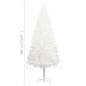 Künstlicher Weihnachtsbaum mit LEDs & Kugeln Weiß 180 cm Künstlicher Weihnachtsbaum mit LEDs & Kugeln Weiß 180 cm