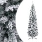 Künstlicher Weihnachtsbaum Schlank mit LEDs & Kugeln Grün 240cm Künstlicher Weihnachtsbaum Schlank mit LEDs & Kugeln Grün 240cm