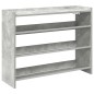 vidaXL Schuhregal Betongrau 80x25x62 cm Holzwerkstoff vidaXL Schuhregal Betongrau 80x25x62 cm Holzwerkstoff