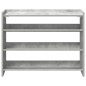 vidaXL Schuhregal Betongrau 80x25x62 cm Holzwerkstoff vidaXL Schuhregal Betongrau 80x25x62 cm Holzwerkstoff