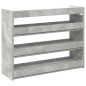 vidaXL Schuhregal Betongrau 80x25x62 cm Holzwerkstoff vidaXL Schuhregal Betongrau 80x25x62 cm Holzwerkstoff