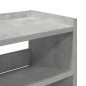 vidaXL Schuhregal Betongrau 80x25x62 cm Holzwerkstoff vidaXL Schuhregal Betongrau 80x25x62 cm Holzwerkstoff