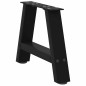 vidaXL Couchtischbeine A-Form 2 Stk. Schwarz 40x(30-31) cm Stahl vidaXL Couchtischbeine A-Form 2 Stk. Schwarz 40x(30-31) cm Stahl