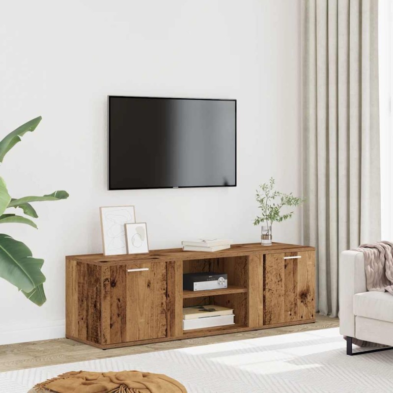 vidaXL TV-Schrank Altholz-Optik 120x34x37 cm Holzwerkstoff vidaXL TV-Schrank Altholz-Optik 120x34x37 cm Holzwerkstoff