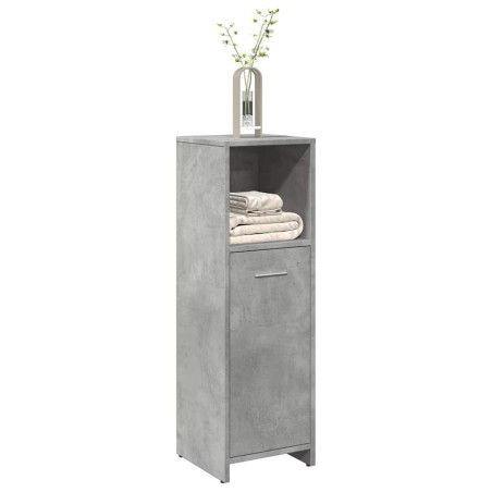 vidaXL Badezimmerschrank Betongrau 30x30x95 cm Holzwerkstoff