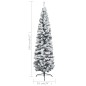 Künstlicher Weihnachtsbaum Schlank mit LEDs & Kugeln Grün 240cm Künstlicher Weihnachtsbaum Schlank mit LEDs & Kugeln Grün 240cm