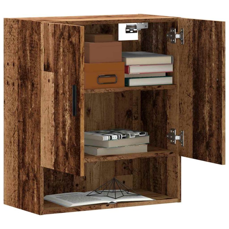 vidaXL Wandschrank Altholz-Optik 60x31x70 cm Holzwerkstoff vidaXL Wandschrank Altholz-Optik 60x31x70 cm Holzwerkstoff