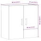 vidaXL Wandschrank Artisan-Eiche 60x31x60 cm Holzwerkstoff vidaXL Wandschrank Artisan-Eiche 60x31x60 cm Holzwerkstoff