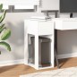 vidaXL Computerschrank mit Schublade Weiß 30x44x74 cm vidaXL Computerschrank mit Schublade Weiß 30x44x74 cm