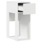 vidaXL Computerschrank mit Schublade Weiß 30x44x74 cm vidaXL Computerschrank mit Schublade Weiß 30x44x74 cm