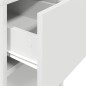 vidaXL Computerschrank mit Schublade Weiß 30x44x74 cm vidaXL Computerschrank mit Schublade Weiß 30x44x74 cm