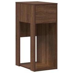 vidaXL Computerschrank mit Schublade Braun Eichen-Optik 35x45x77 cm