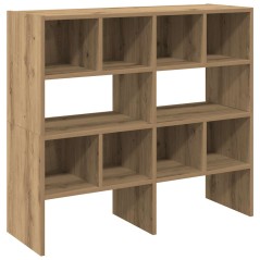 vidaXL Schuhregale 2 Stk. Stapelbar Artisan-Eiche 89,5x30x40 cm
