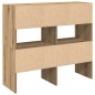 vidaXL Schuhregale 2 Stk. Stapelbar Artisan-Eiche 89,5x30x40 cm vidaXL Schuhregale 2 Stk. Stapelbar Artisan-Eiche 89,5x30x40 cm