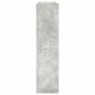 vidaXL Schuhregal Betongrau 80x25x100 cm Holzwerkstoff