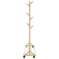 vidaXL Kleiderständer mit Haken und Rollen 100x35x157 cm Bambus vidaXL Kleiderständer mit Haken und Rollen 100x35x157 cm Bambus