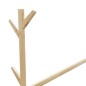 vidaXL Kleiderständer mit Haken und Rollen 100x35x157 cm Bambus vidaXL Kleiderständer mit Haken und Rollen 100x35x157 cm Bambus
