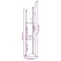 vidaXL Kleiderständer mit Haken und Ablagen 39x33x166 cm Bambus vidaXL Kleiderständer mit Haken und Ablagen 39x33x166 cm Bambus