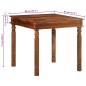 vidaXL Esstisch 80x80x77 cm Massivholz Akazie vidaXL Esstisch 80x80x77 cm Massivholz Akazie