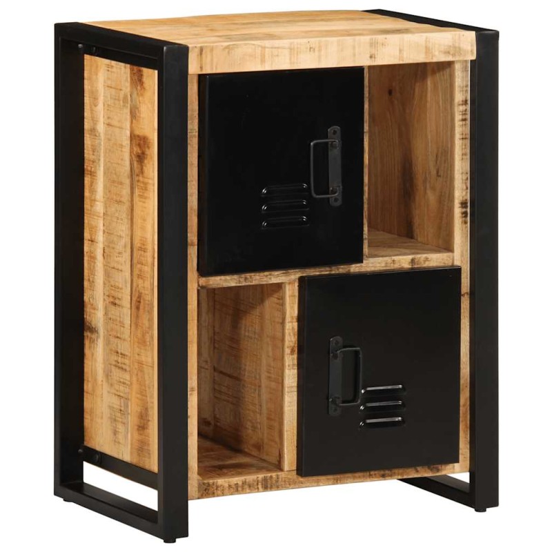 vidaXL Sideboard 55x35x70 cm Raues Mangoholz vidaXL Sideboard 55x35x70 cm Raues Mangoholz
