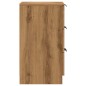 vidaXL Nachttische 2 Stk. Artisan-Eiche 40x36x65 cm Holzwerkstoff