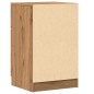 vidaXL Nachttische 2 Stk. Artisan-Eiche 40x36x65 cm Holzwerkstoff