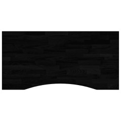vidaXL Schreibtischplatte Dunkelbraun 100x50x2,5 cm Massivholz Eiche