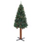 Weihnachtsbaum Schlank mit LEDs & Kugeln Grün 150 cm PVC Weihnachtsbaum Schlank mit LEDs & Kugeln Grün 150 cm PVC