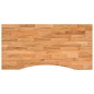 vidaXL Schreibtischplatte Hellbraun 100x60x2,5 cm Massivholz Eiche vidaXL Schreibtischplatte Hellbraun 100x60x2,5 cm Massivholz Eiche