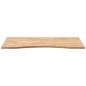 vidaXL Schreibtischplatte Unbehandelt 120x60x2,5 cm Massivholz Eiche vidaXL Schreibtischplatte Unbehandelt 120x60x2,5 cm Massivholz Eiche