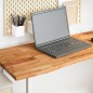 vidaXL Schreibtischplatte Hellbraun 160x50x2,5 cm Massivholz Eiche vidaXL Schreibtischplatte Hellbraun 160x50x2,5 cm Massivholz Eiche