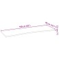 vidaXL Schreibtischplatte Hellbraun 160x50x2,5 cm Massivholz Eiche vidaXL Schreibtischplatte Hellbraun 160x50x2,5 cm Massivholz Eiche