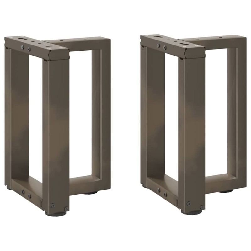 vidaXL Couchtischbeine T-Form 2 Stk. Naturstahl 28x25x(42-43) cm Stahl vidaXL Couchtischbeine T-Form 2 Stk. Naturstahl 28x25x(42-43) cm Stahl