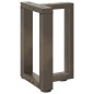 vidaXL Couchtischbeine T-Form 2 Stk. Naturstahl 28x25x(42-43) cm Stahl vidaXL Couchtischbeine T-Form 2 Stk. Naturstahl 28x25x(42-43) cm Stahl