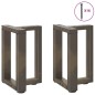 vidaXL Couchtischbeine T-Form 2 Stk. Naturstahl 28x25x(42-43) cm Stahl vidaXL Couchtischbeine T-Form 2 Stk. Naturstahl 28x25x(42-43) cm Stahl