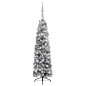 Künstlicher Weihnachtsbaum Schlank mit LEDs & Kugeln Grün 150cm Künstlicher Weihnachtsbaum Schlank mit LEDs & Kugeln Grün 150cm