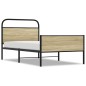vidaXL Bettgestell ohne Matratze 90x200 cm Sonoma-Eiche Holzwerkstoff vidaXL Bettgestell ohne Matratze 90x200 cm Sonoma-Eiche Holzwerkstoff