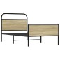 vidaXL Bettgestell ohne Matratze 90x200 cm Sonoma-Eiche Holzwerkstoff vidaXL Bettgestell ohne Matratze 90x200 cm Sonoma-Eiche Holzwerkstoff