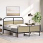 vidaXL Bettgestell ohne Matratze 135x190 cm Sonoma-Eiche Holzwerkstoff vidaXL Bettgestell ohne Matratze 135x190 cm Sonoma-Eiche Holzwerkstoff