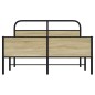vidaXL Bettgestell ohne Matratze 135x190 cm Sonoma-Eiche Holzwerkstoff vidaXL Bettgestell ohne Matratze 135x190 cm Sonoma-Eiche Holzwerkstoff