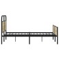 vidaXL Bettgestell ohne Matratze 135x190 cm Sonoma-Eiche Holzwerkstoff vidaXL Bettgestell ohne Matratze 135x190 cm Sonoma-Eiche Holzwerkstoff