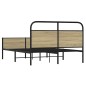 vidaXL Bettgestell ohne Matratze 135x190 cm Sonoma-Eiche Holzwerkstoff vidaXL Bettgestell ohne Matratze 135x190 cm Sonoma-Eiche Holzwerkstoff