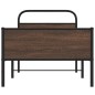 vidaXL Bettgestell ohne Matratze 90x200 cm Braun Eichen-Optik vidaXL Bettgestell ohne Matratze 90x200 cm Braun Eichen-Optik