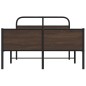 vidaXL Bettgestell ohne Matratze 140x190 cm Braun Eichen-Optik vidaXL Bettgestell ohne Matratze 140x190 cm Braun Eichen-Optik