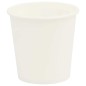 vidaXL Pappbecher 1000 Stk. 4oz 100ml Weiß