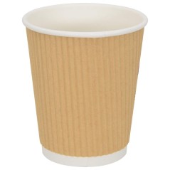 vidaXL Pappbecher 500 Stk. 8oz 200ml Braun